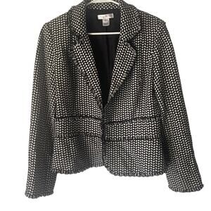 White House 14‎ Black White Career Blazer Jacket Interview Outfit Women